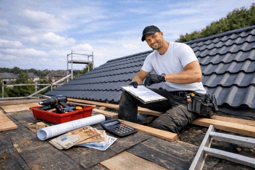 Dakdekker kosten per uur