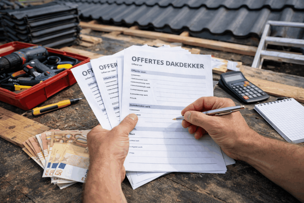 Dakdekker offerte aanvragen